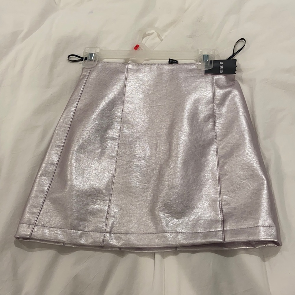 Shiny Pink Forever 21 Mini Skirt